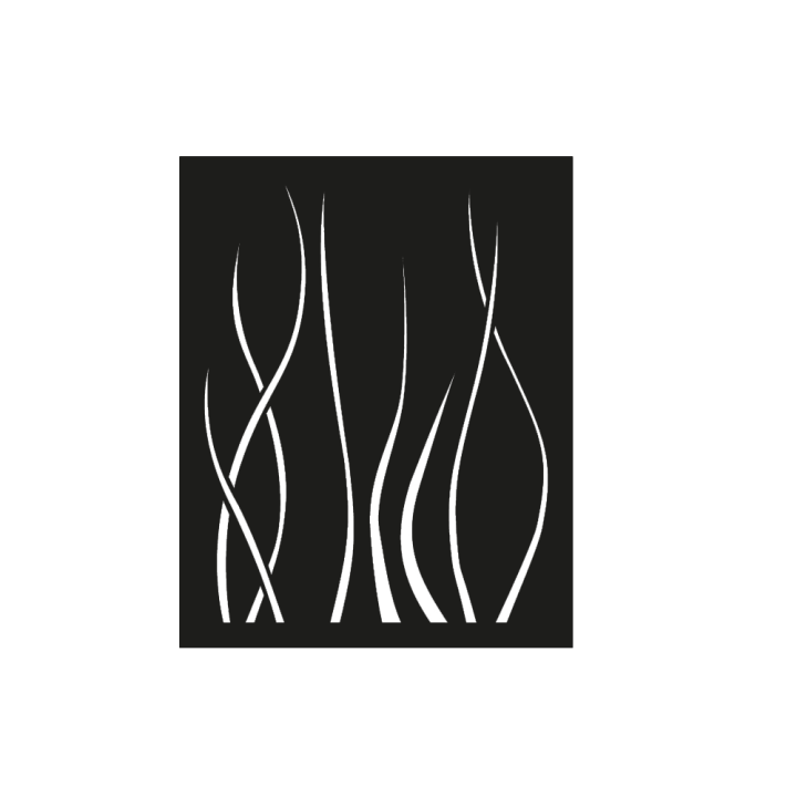 Piastra Ondulis per la protezione delle pareti di stufe a legna o a pellet - Capska