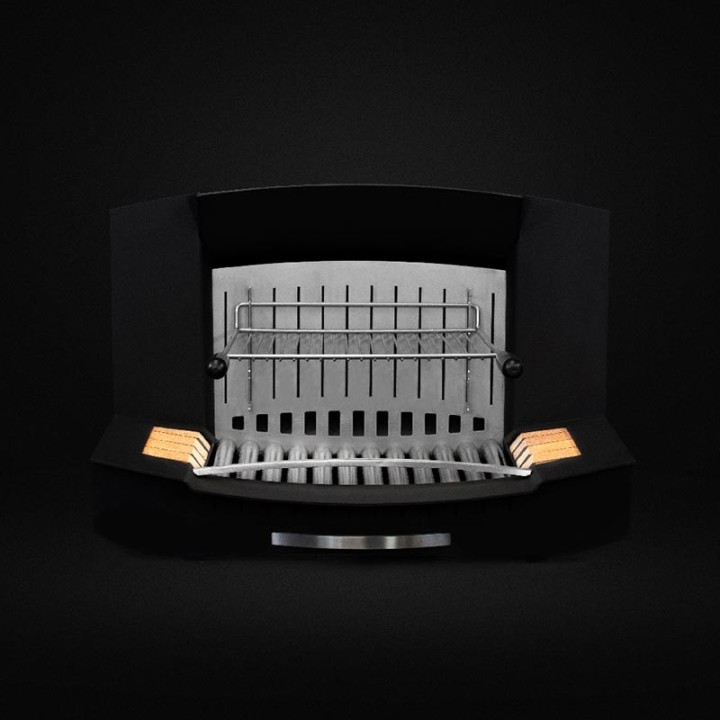 Grille de barbecue pour insert cheminée foyer ouvert - BBQ - Capska