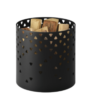 Rangement Bois Berlingo Rouge Bordeaux