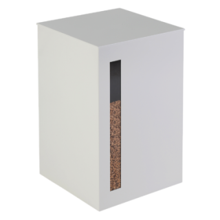 Titan White Pellet Storage for Fireplaces and Wood Stoves - Capska