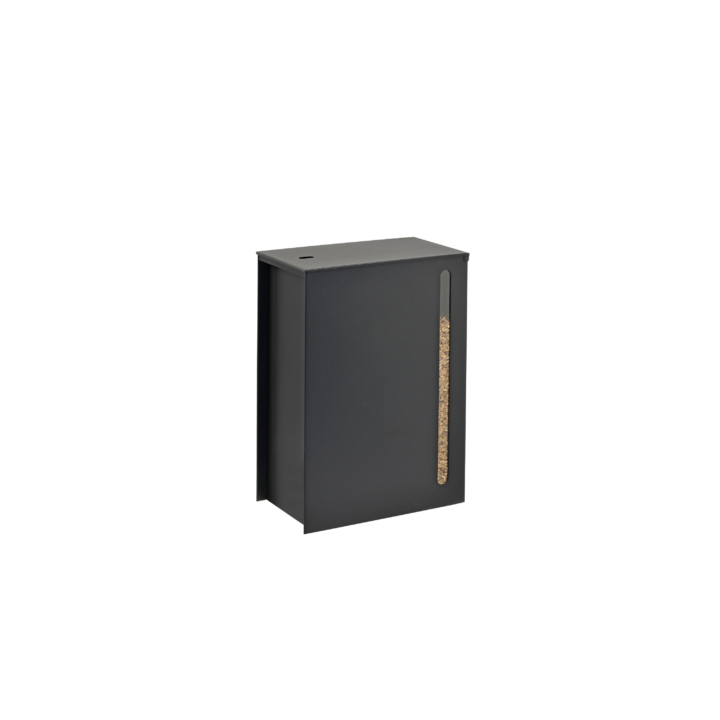 Cargo Black Pellet Storage on Wheels for Pellet Stoves - Capska