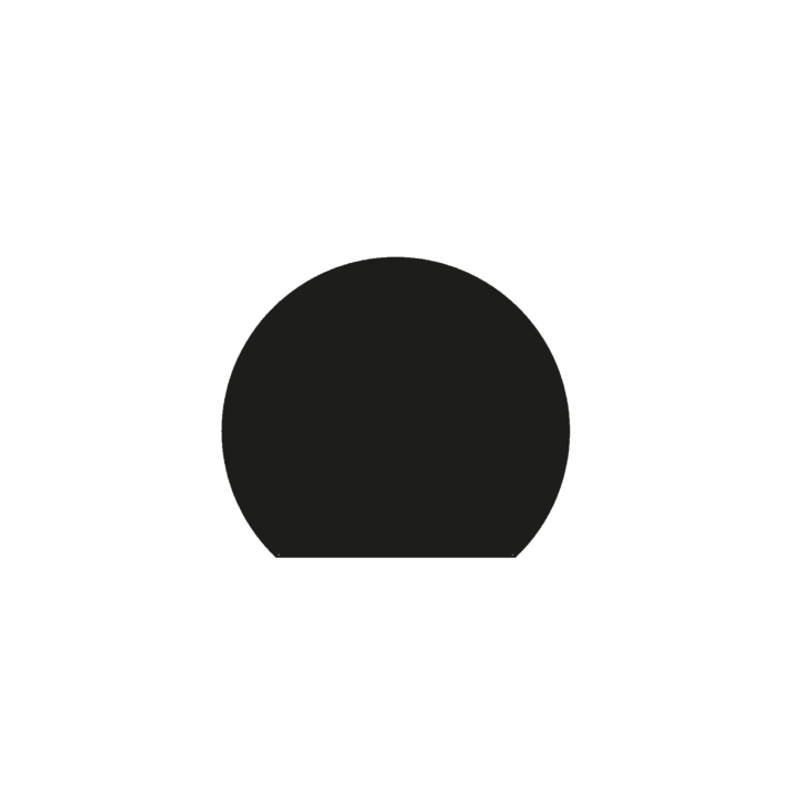 Plaque de sol Ronde coupée  en acier noir pour cheminée et poeles à bois - Capska