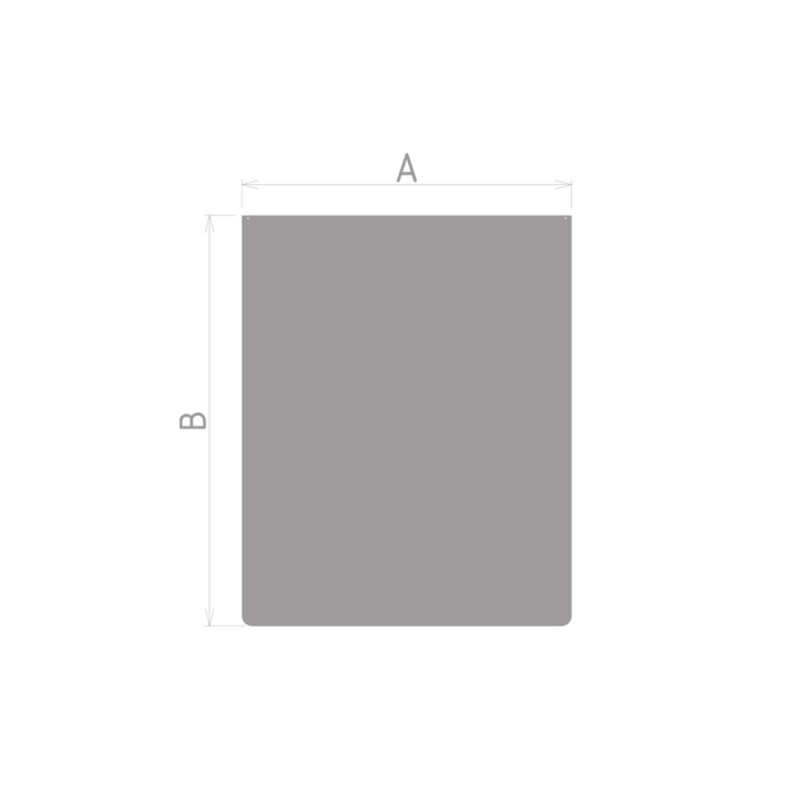 Placa de suelo de acero Protección especial de pared Negro o Gris - Capska