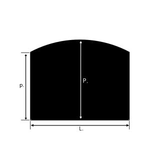 Placa de terra arrodonida per a xemeneies i estufes de llenya - Capska