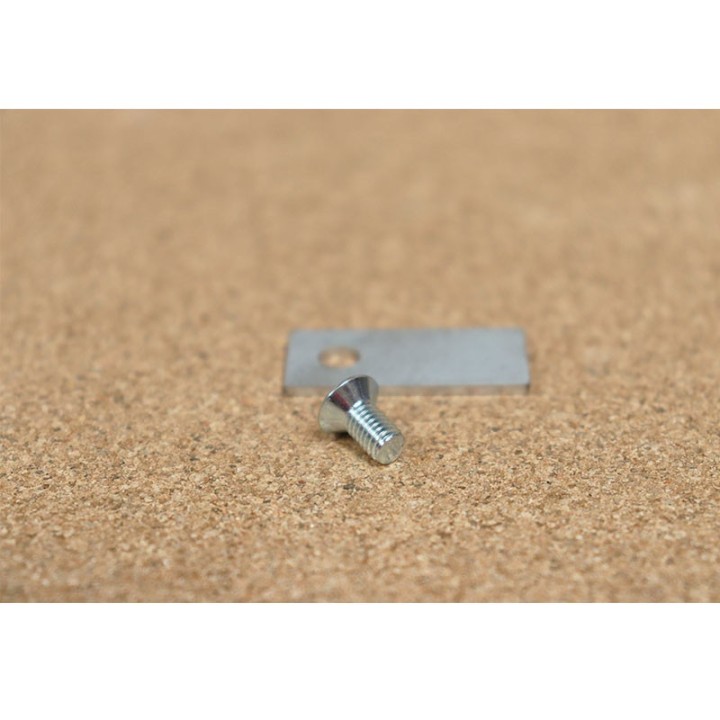 Fixe vitre SUPRA réf 28357 - 32 x 15 mm (vendu à l'unité avec une vis)