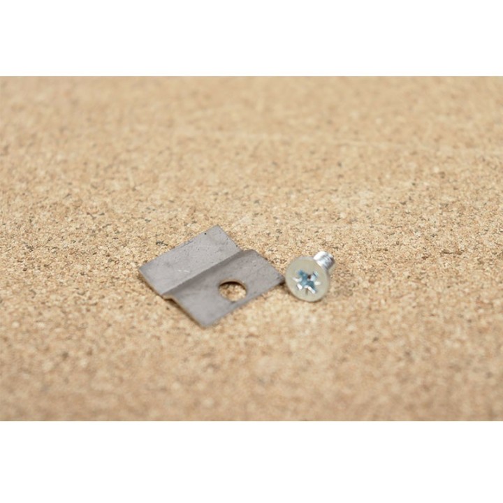 Fixe vitre SUPRA réf 84718 - 23 x 20 mm (vendu à l'unité avec une vis)