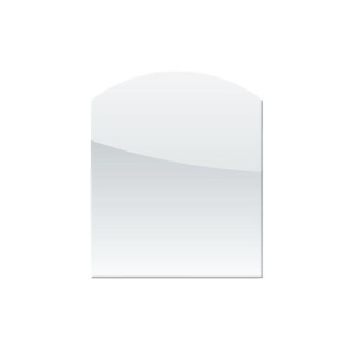 Abgerundete Bodenplatte 100X120 Cm Glasbodenplatte - Capska