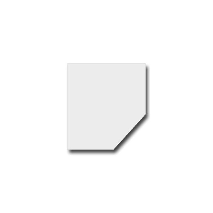 Placa de piso pentagonal de 110 x 110 x 65 cm, placa de piso de vidrio - Capska