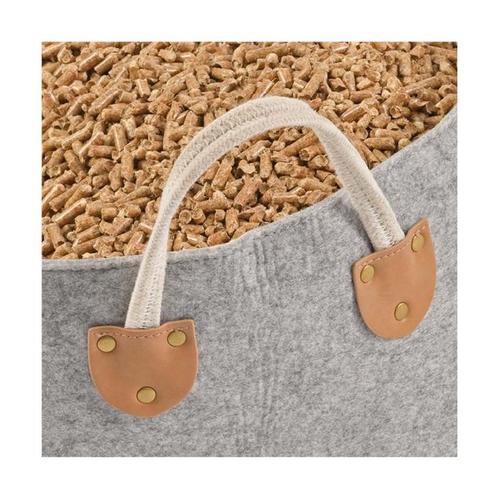 Cosy Wood Storage Basket - Capska