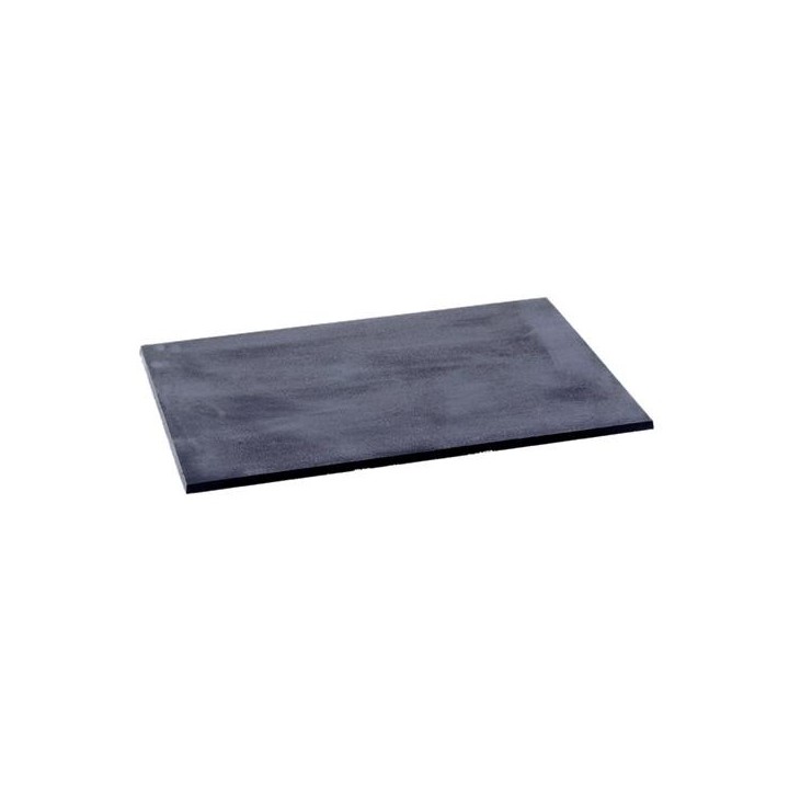 Cast iron hearth plate 80x50 cm, 10 mm thick - Capska