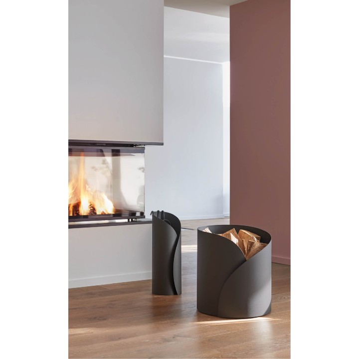 Petal Log Holder Made in France - Fireplaces and Stoves - Capska