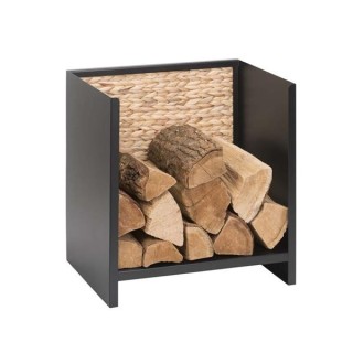 HANOI Holzregal aus Stahl und Wasserhyazinthe - Capska