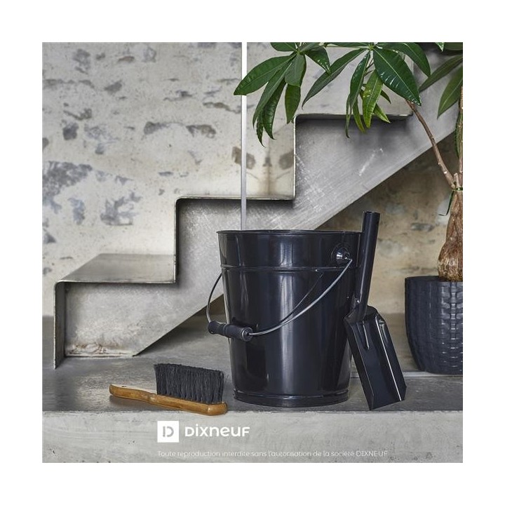 Triga Bucket (Secchio, Pala, Scopa) Servitore e Cassetto per la cenere - Capska