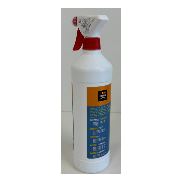 Spray nettoyant pierre 1 litre - Nettoyeur de pierres, briques et plaques d'âtres