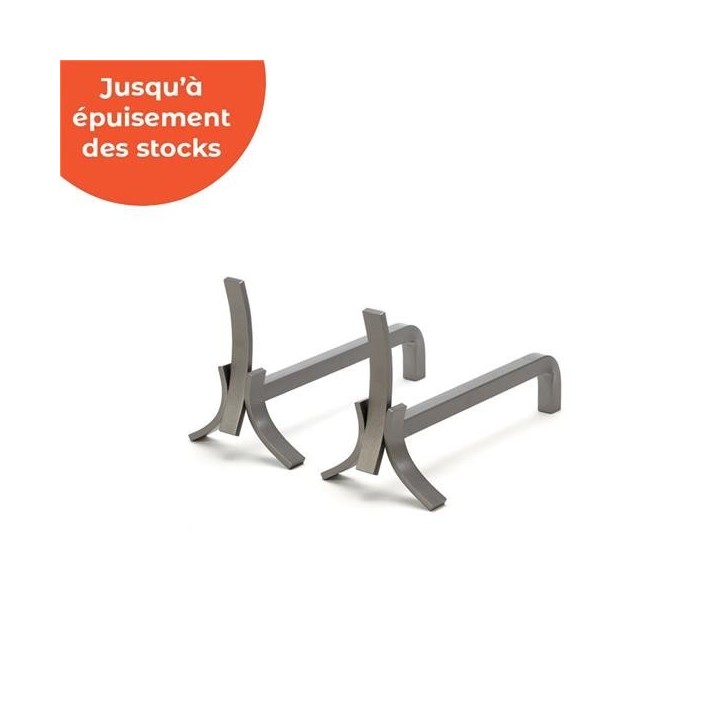 Chenets Demoiselle Gris - Dixneuf