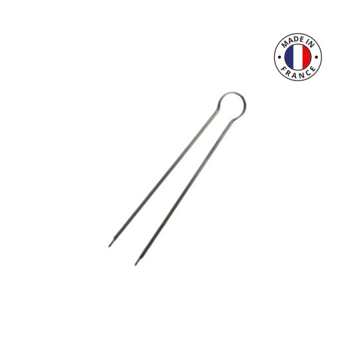 Pince à buches 70 Cm Gris Serviteur et bac à cendres - Capska