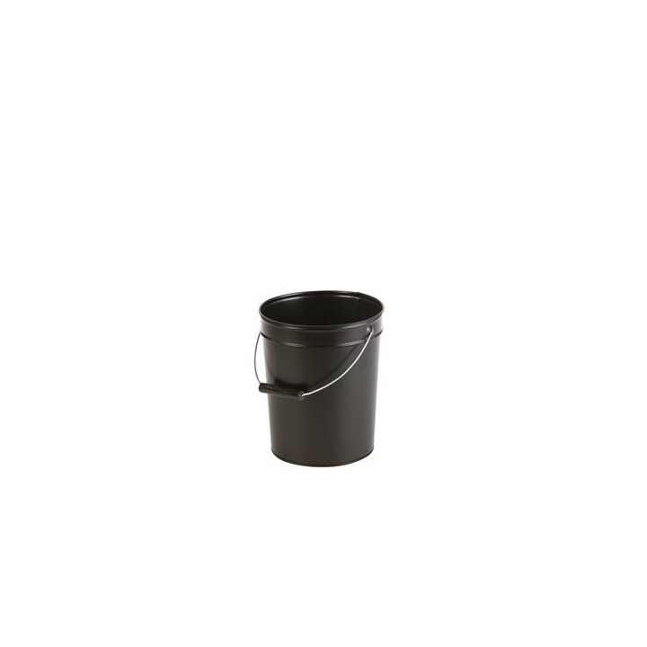 Black galvanized metal ash bucket - Capska