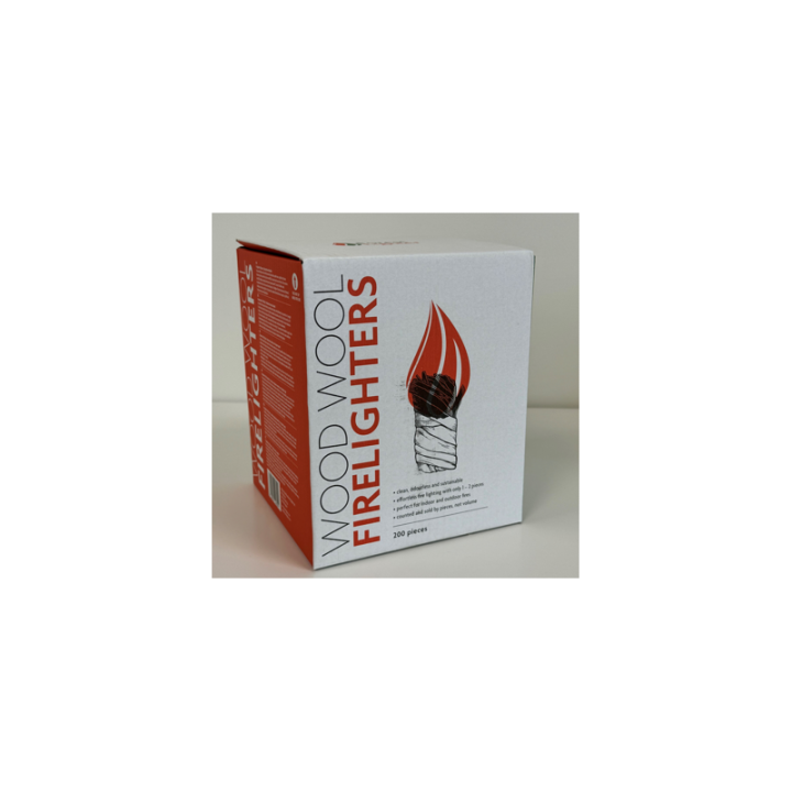 Pack FLAMBEE bois - Allume-feu + Buche de ramonage - Capska