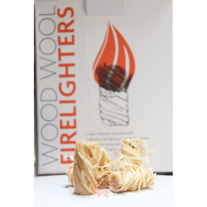 Feueranzünder aus 100% natürlicher Holzwolle - FOREST LIGHTER - Capska