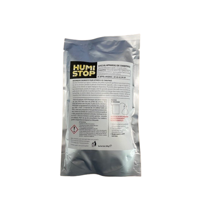 HumiStop déshumidificateur pour inserts, poêle à bois et granulés - Capska