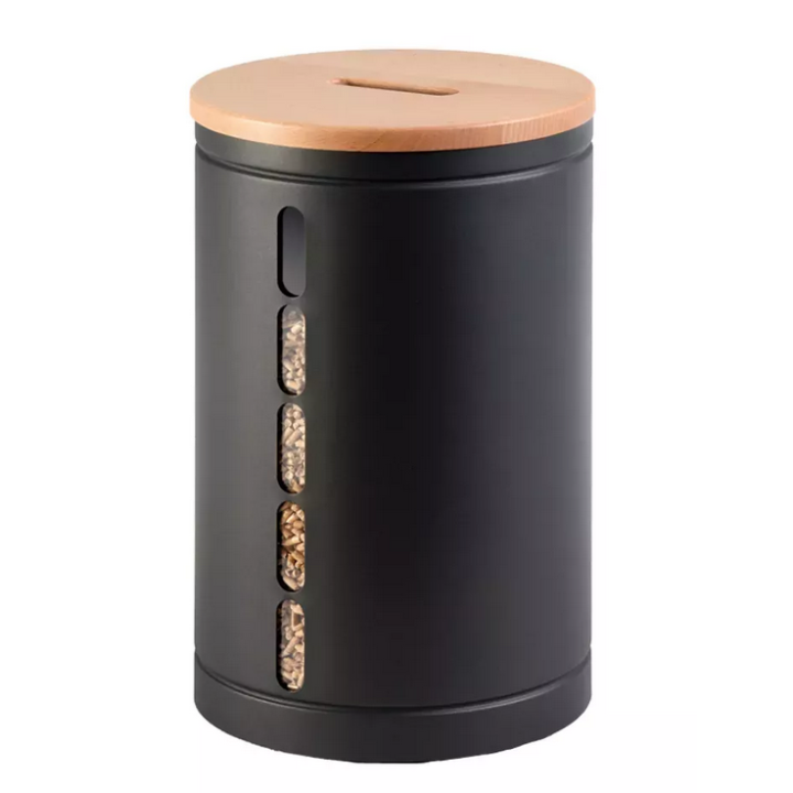 Rangement à granulés Octaris pour cheminée et poeles à bois - Capska