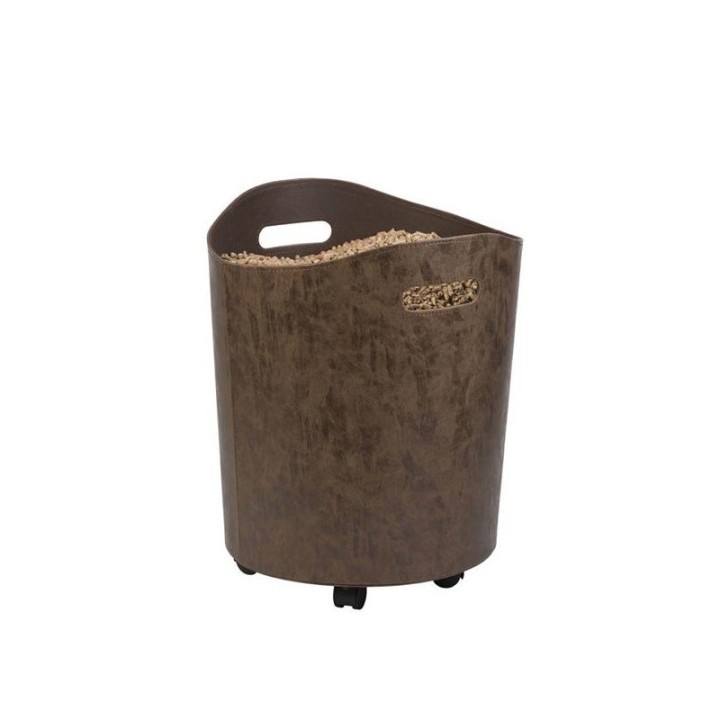 Omega Brown Pelletlager für Kamine und Holzöfen - Capska