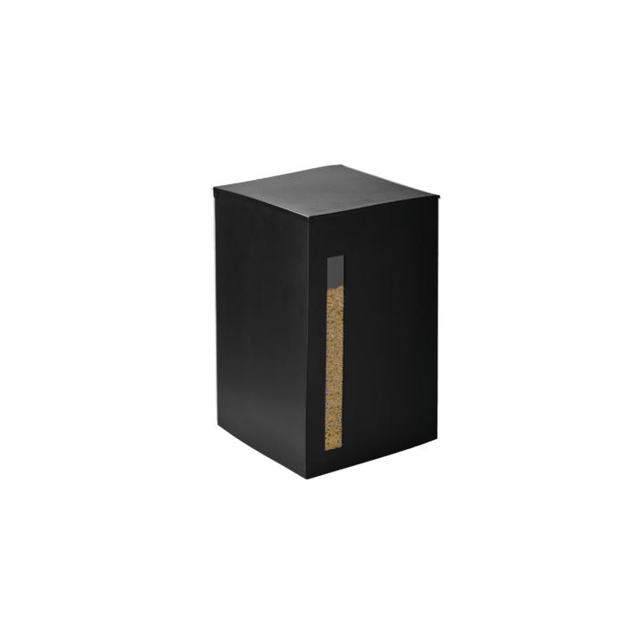 Almacenamiento de pellets Titan Black para chimeneas y estufas de leña - Capska