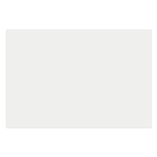 Weiße horizontale einfarbige Wandschutzplatte für Herd - Capska