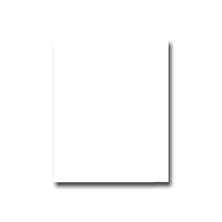 Plaque de protection unie verticale Couleur Blanc - Hauteur 100cm pour poele - Capska