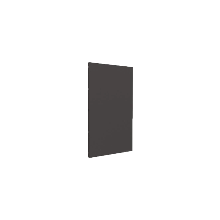 Plaque de protection unie verticale Couleur Gris - Hauteur 120cm pour poele - Capska