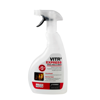 Box of 12 Vitr'Express 750 ml Dixneuf - Fireplace insert glass cleaner