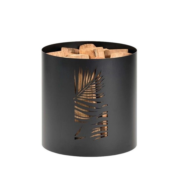 Leñero Borneo Negro Escarchado Dixneuf (N3) - Diámetro 40 cm