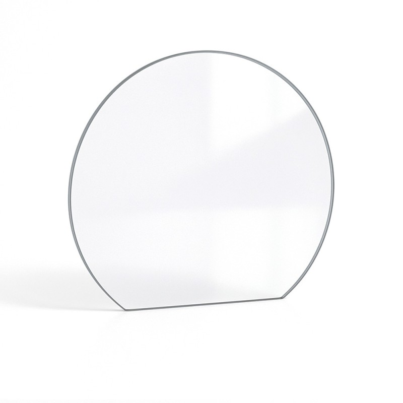 Vidrio de recambio para chimenea - Vidrio plano redondo cortado - Capska