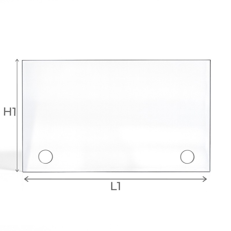 Vidre pla Rectangle o quadrat, estufes de llenya i llars de foc – Capska