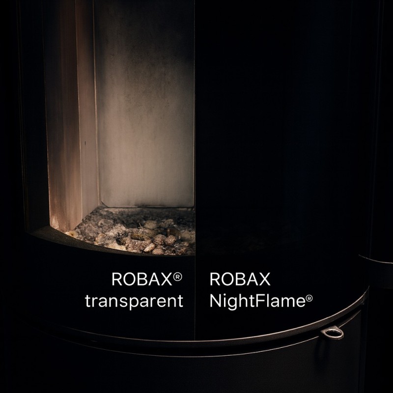 Vitre plate ROBAX NightFlame®