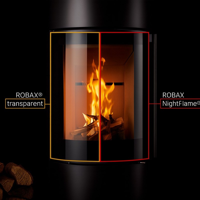 ROBAX NightFlame® Glaskeramik – intelligentes Glas mit Effekt - Capska