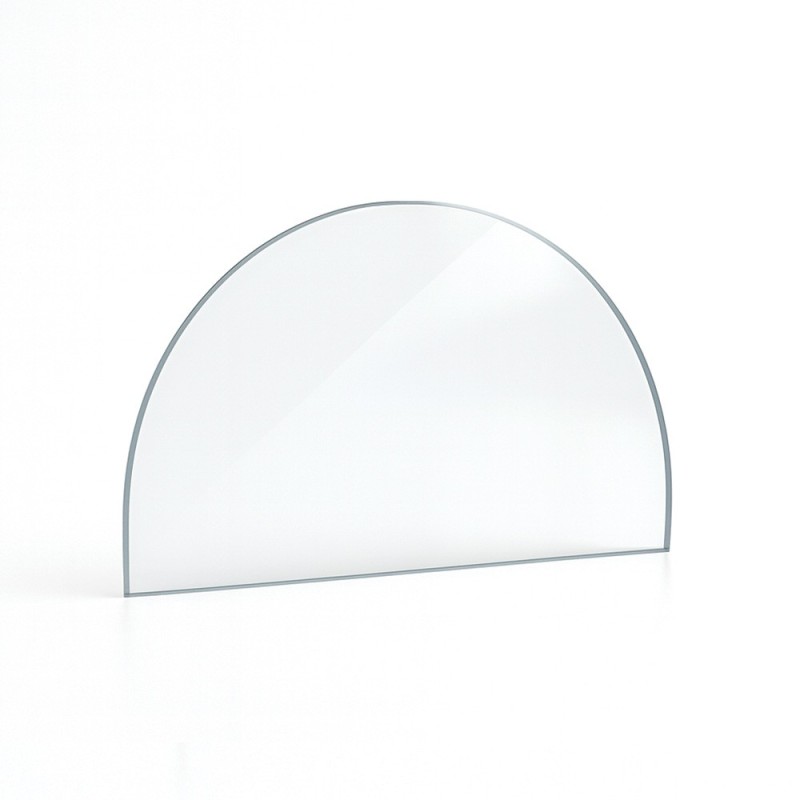 Custom Half-Circle Glass Cut for Stoves - Capska