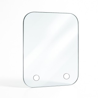 Vidre pla amb 4 angles arrodonits, estufes de llenya i llars de foc – Capska