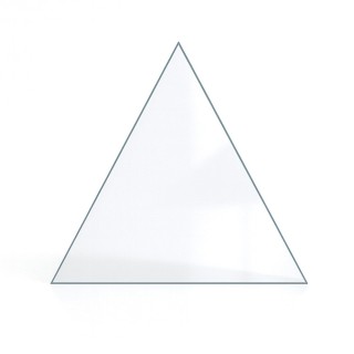 Triangle Stove or Insert Glass Cut to Size - Capska
