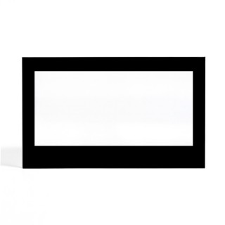 Supra ROCKATAN Glass - Rectangular Screen-printed glass panel for wood burning stove