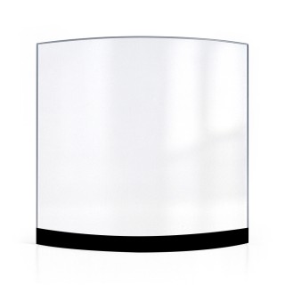 Cristal Techfire UNI 1068 - Vidrio Curvo Serigrafiado para estufa de leña