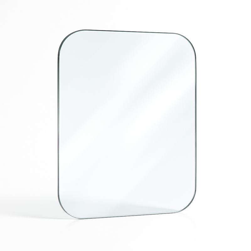 Vetro Jotul F105 - Vetro 4 angoli arrotondati per inserto per caminetto