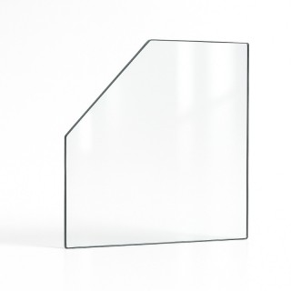 Cristall Invicta IWAKI - Vidre 1 angle tallat per estufa de llenya