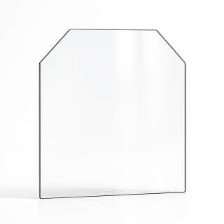 Cristall Deville CAPITAINE - Vidre 2 angles tallats per estufa de llenya