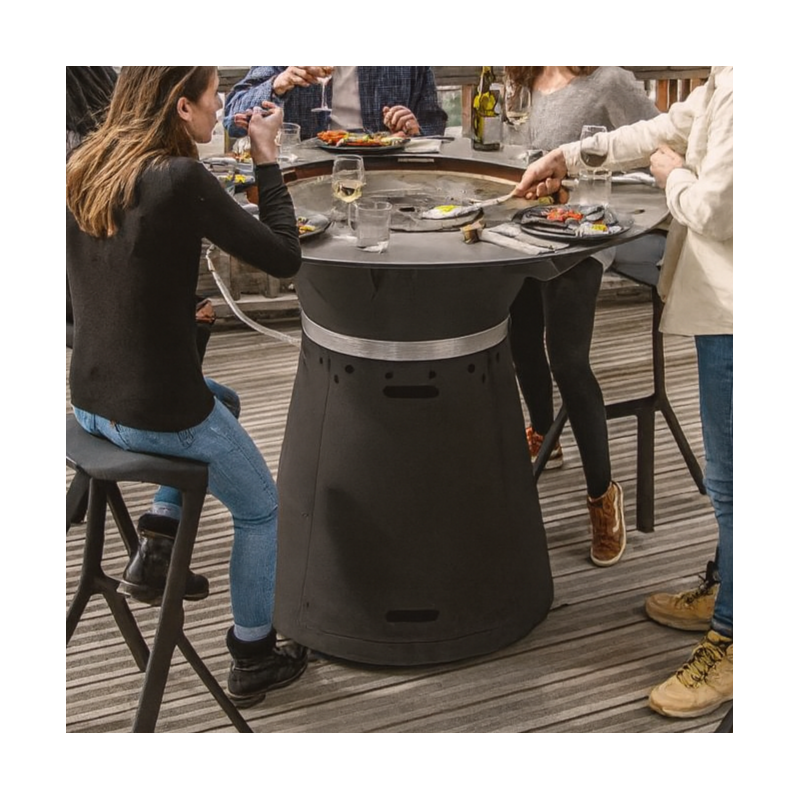 Plancha Brasero de Gas 130 cm - 1 altura 80 cm - Capska