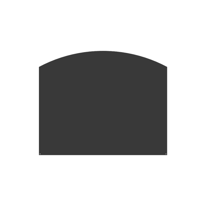 Plaque De Sol Arrondie 80X65 Cm - Ref DN-017.PSA2G7